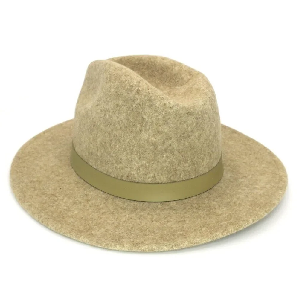 Lack Of Color Carlo Mack Classic Luxe Fedora Style Women's Hat Medium 57cm
